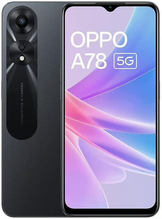 Oppo A78 5G Dual SIM 128GB Smartphone - Black
