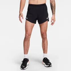 NIKE AeroSwift Dri-FIT ADV 4" Brief-Lined Laufshorts Herren 010 - black/summit white M