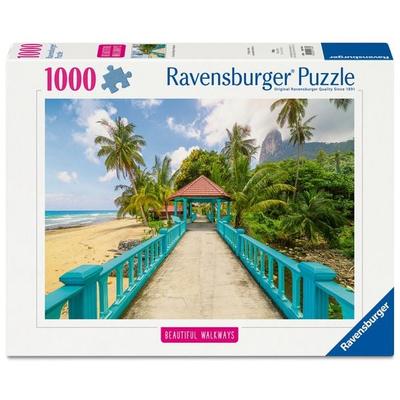 Erwachsenenpuzzle 1000 Teile - Farbenfrohe Brücke in Malaysia