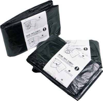 Müllsäcke für Sanitär Abfalleimer Janibell Privé, 10 x 30 l, HDPE, schwarz