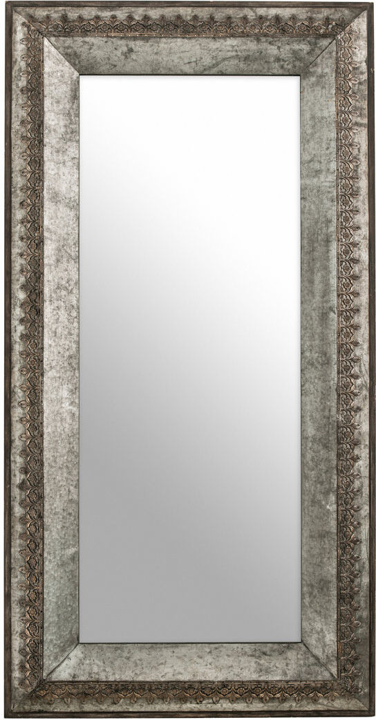 Bloomsbury Market Merle Solid Wood Flat Mirror Clear 77cm H X 149cm W X 4cm D