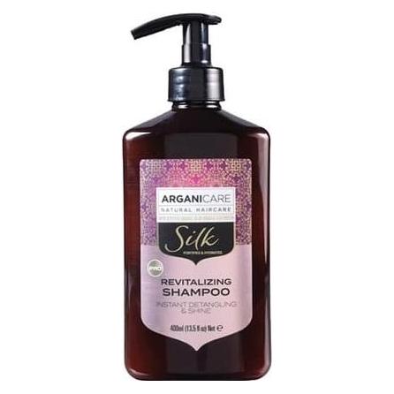 Arganicare Silk Hair Shampoo szampon do włosów z jedwabiem 400ml (Flüssiges Shampoo, 400 ml) (7290114145176)