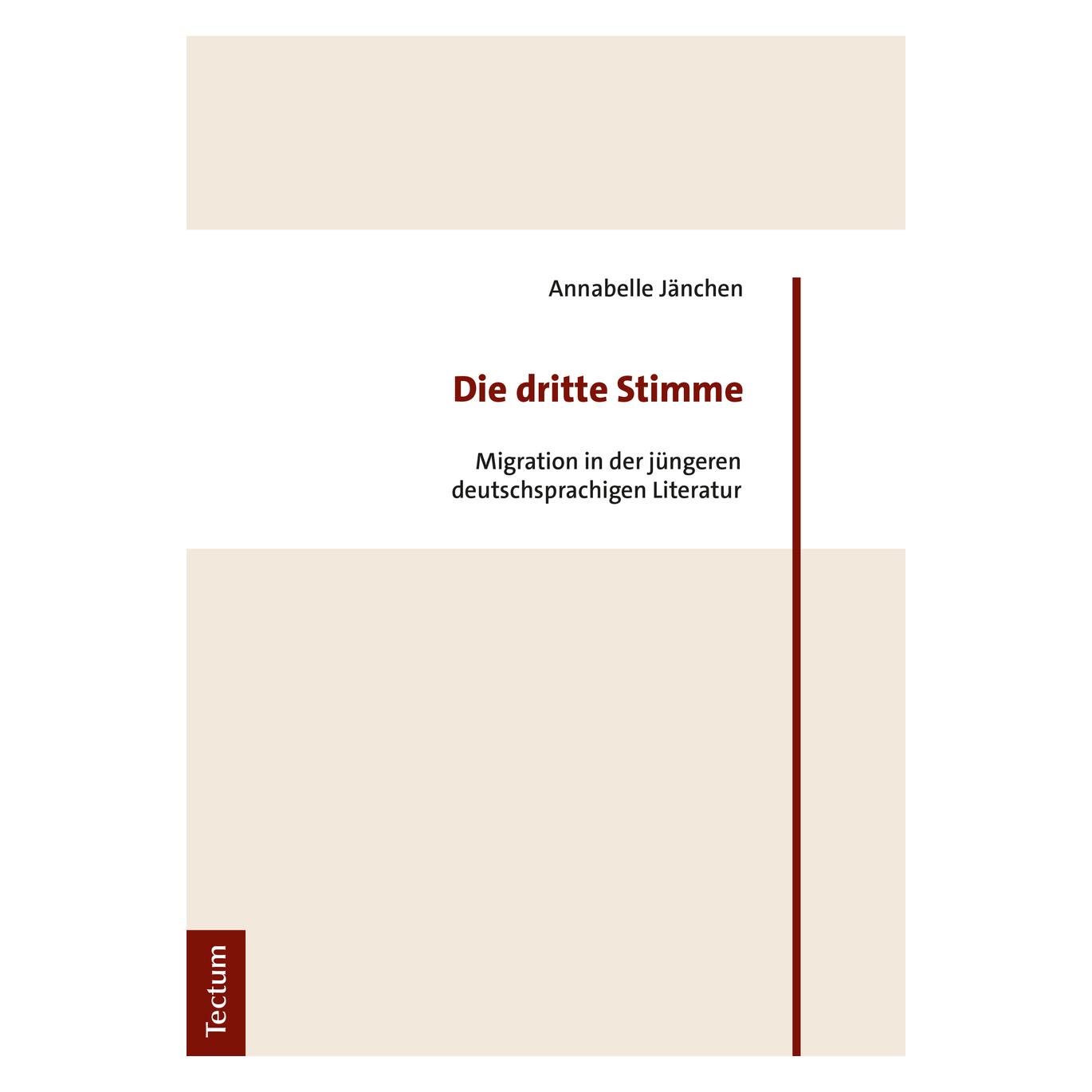 Tectum Die dritte Stimme (Deutsch, Softcover, Annabelle Jänchen) (56086227)