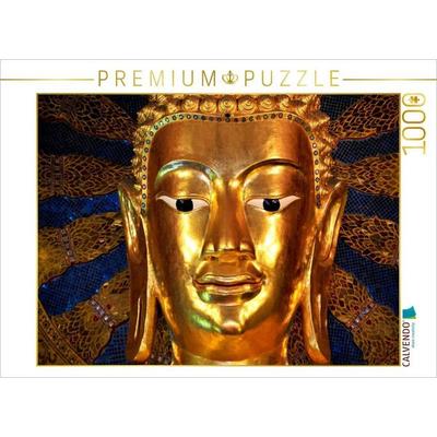CALVENDO Puzzle Buddhas Augen | 1000 Teile Lege-Größe 64x48cm Foto-Puzzle für glückliche Stunden