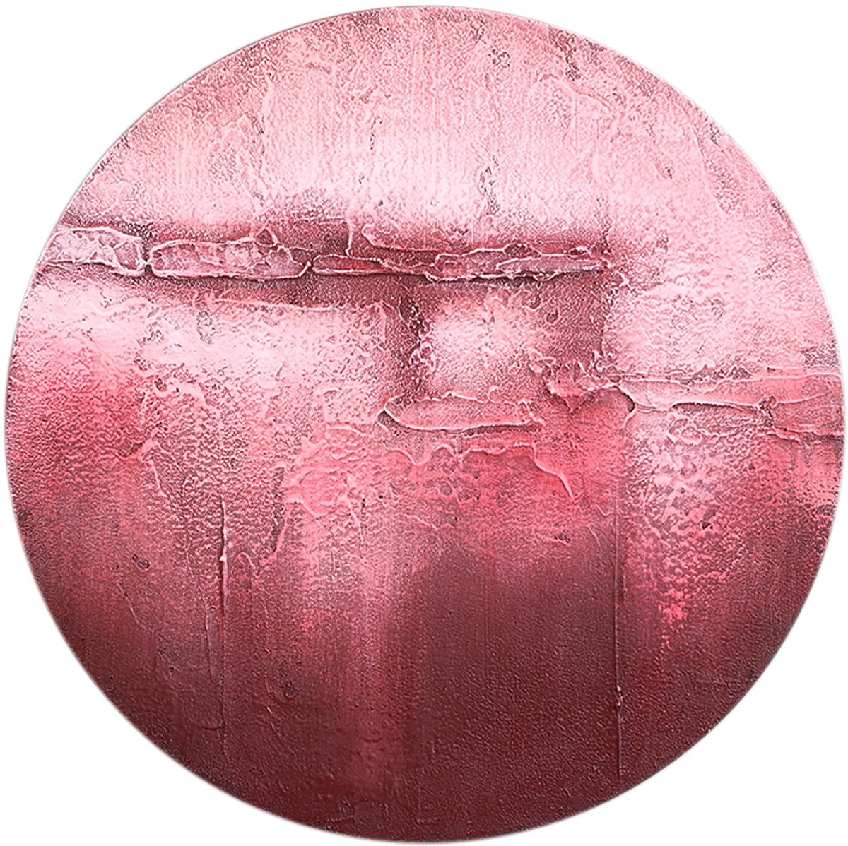 PTMD Cobey Burgundy Canvas Handgeschilderd Wandpaneel S