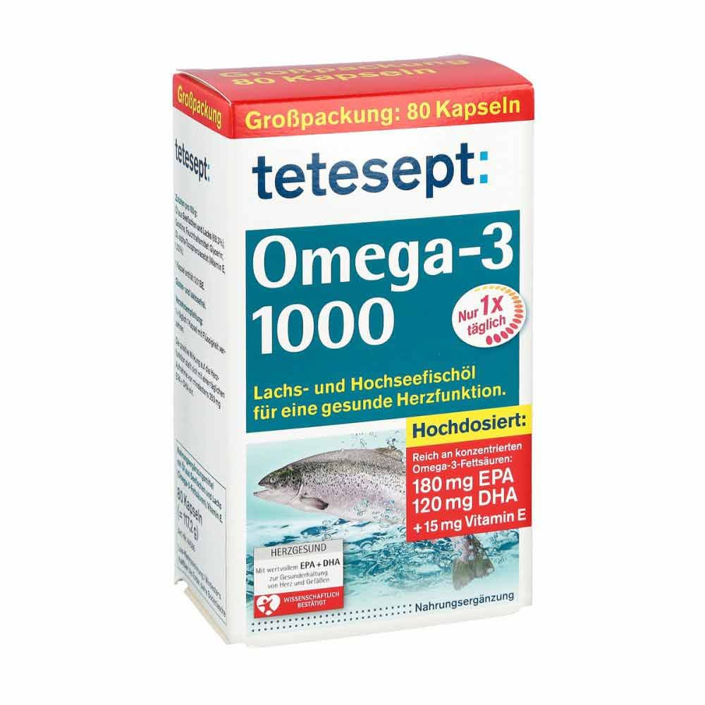Merz Consumer Care GmbH Tetesept Omega-3 1000 Kapseln 11313245