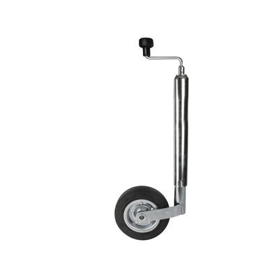 LAS AUTO UND CAMPINGZUBEHöR Stützrad mit Kurbel 48mm vollgummirad 200x50mm 10615