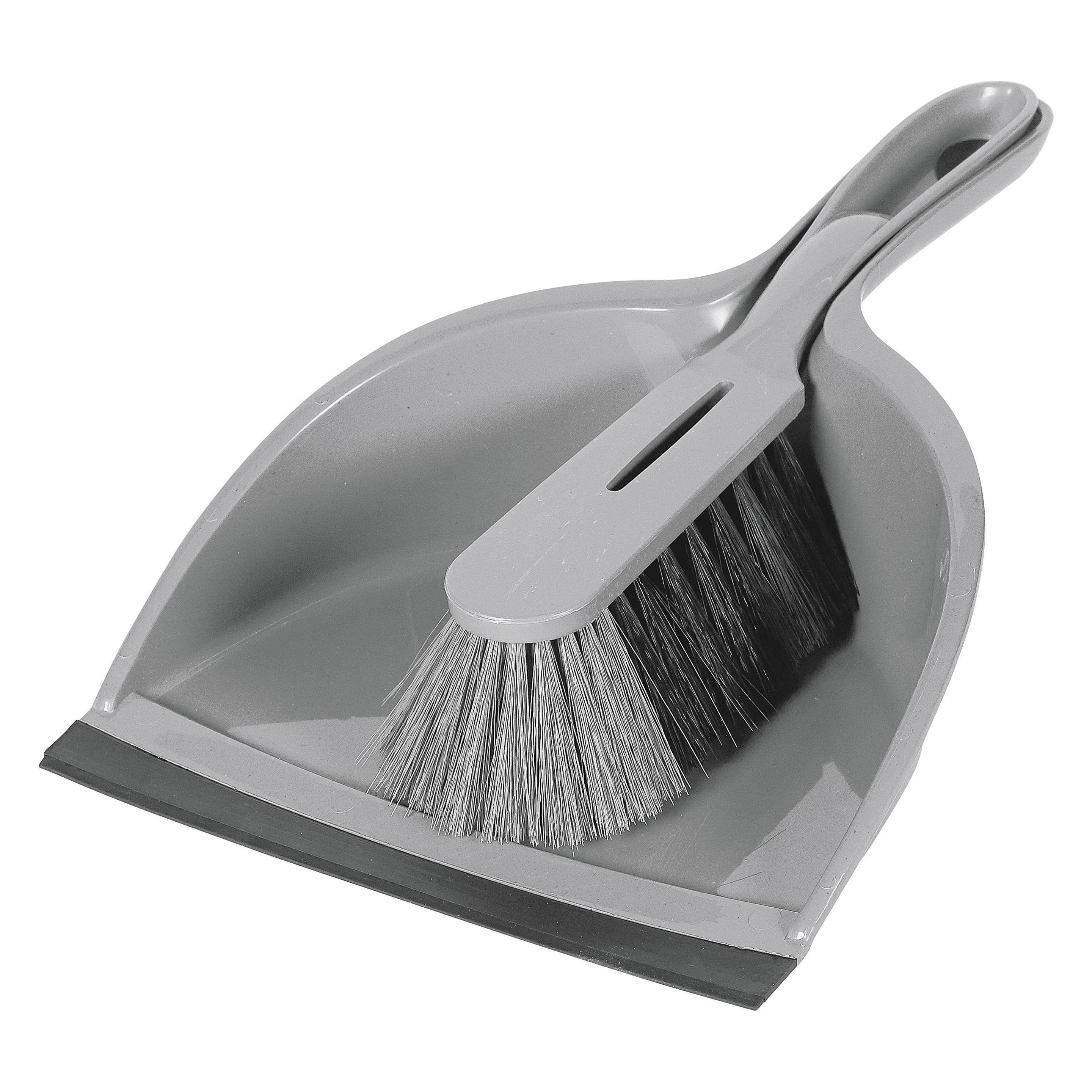 Rival Kehrgarnitur Recyclingkunststoff Polymexfaser grau 22x33cm (10 Stk.) (RIVAL)