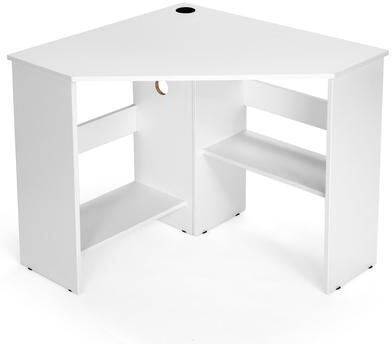 Corner Desk 90 Degrees Triangle Computer Desk Makeup Vanity Desk