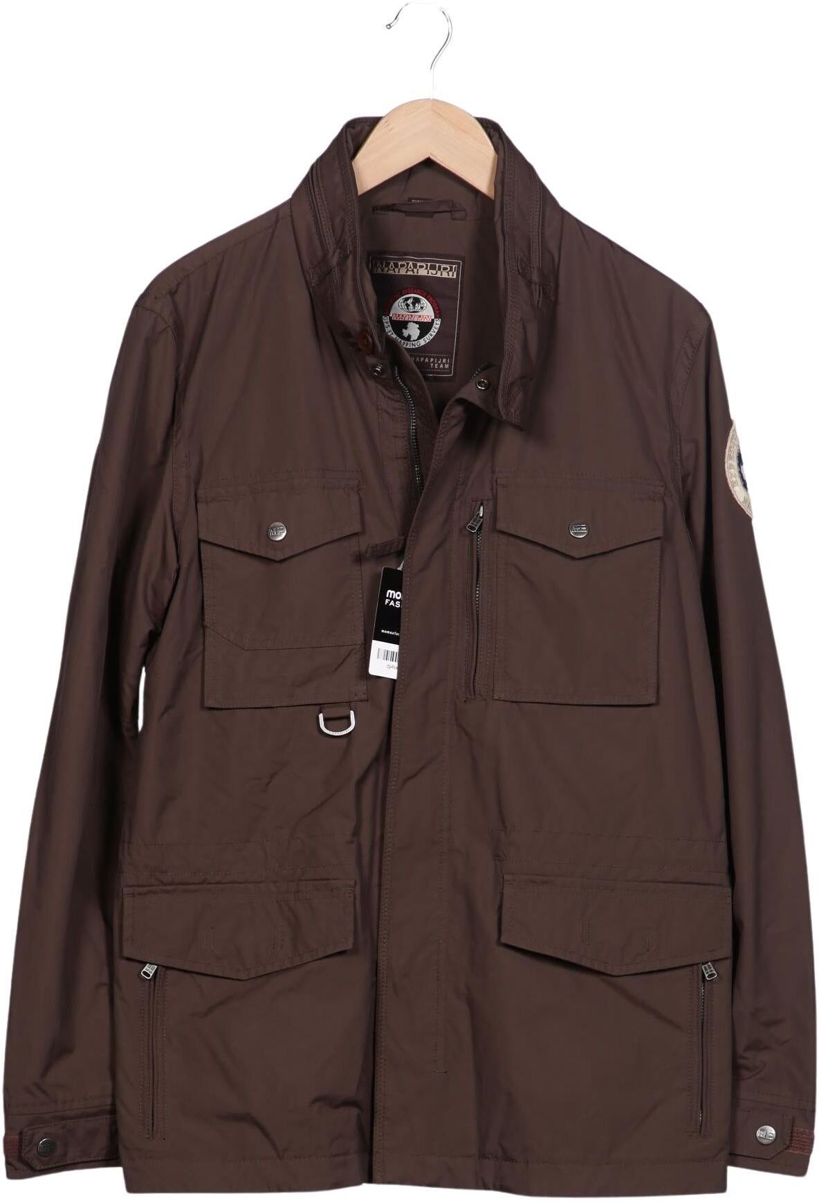 Napapijri Herren Jacke, Braun, Gr. L, Synthetik - Second Hand