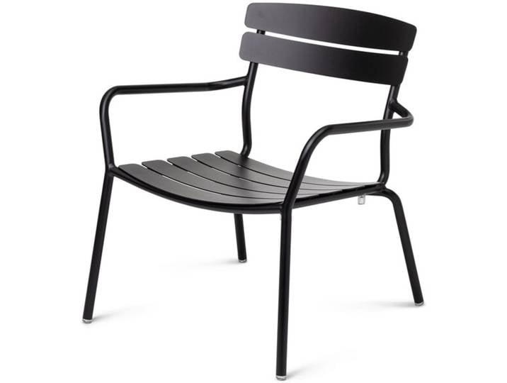 Lounge Sessel Granada Aluminium schwarz 68.2x75x69.5 cm