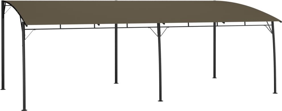 Garten-Sonnenschutz 6x3x2,55 m Taupe