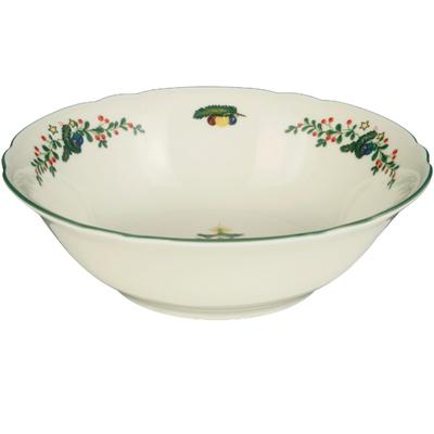Dessertschale SELTMANN WEIDEN "Marieluise Weihnachten, rund 15 cm", bunt, H:4,8cm Ø:15,1cm, Porzellan, Schüsseln, Dessertschale, Schale mit weihnachtlichem Dekor