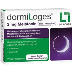 DORMILOGES 3 mg Melatonin plus Tryptophan Filmtab. 60 St