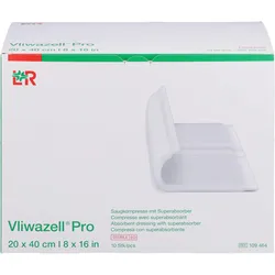 Vliwazell pro Superabsorb. Steril 20x40 cm 10 ST