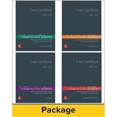 Common Core Achieve, GED Exercise Book 5 Copy Set, Nonbook von Contemporary, McGraw Hill LLC, 978-0-02-135582-2