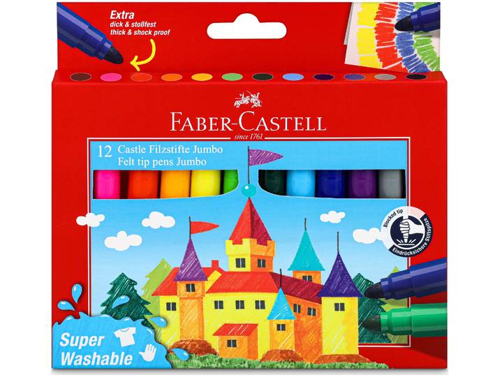 Faber Castell Filzstift Jumbo 12Stk