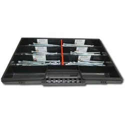 90 tlg Zylinderschrauben Sortiment  M5 // 65mm-100mm Schrauben Set Schraubenbox DIN 912/ISO4762 Bolzen Vollgewindeschrauben Maschinenschrauben Gewindeschrauben Zylinderkopfschrauben