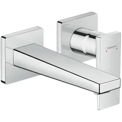 hansgrohe Metropol Einhebel-Waschtischmischer Unterputz, Hebelgriff, Ausladung 165mm, Wandmontage, 32525000