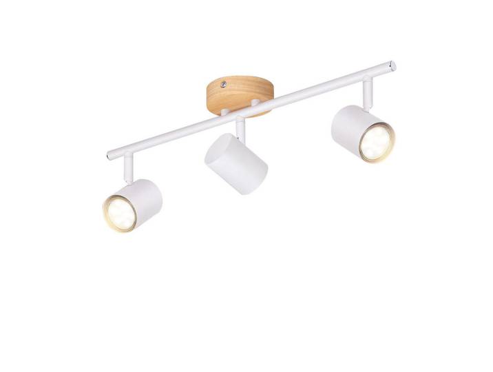 Nettlife Deckenstrahler Mönchengladbach 3-flammig 42.5/9/16.5 cm, Weiß, Metall, Gu10, 9x16.5x42.5 cm, Lampen & Leuchten, Innenbeleuchtung, Spots & Strahler, Wandstrahler