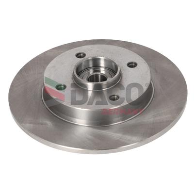 DACO GERMANY Bremsscheibe 601939 voll 249mm 9mm für Peugeot