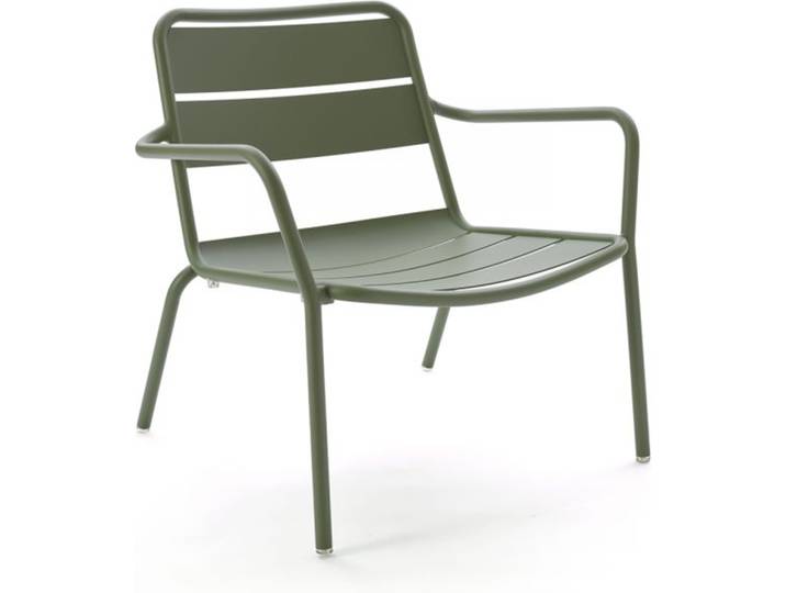 Lounge Sessel Malaga Aluminium resedagrün 76.7x72.5x69.3 cm