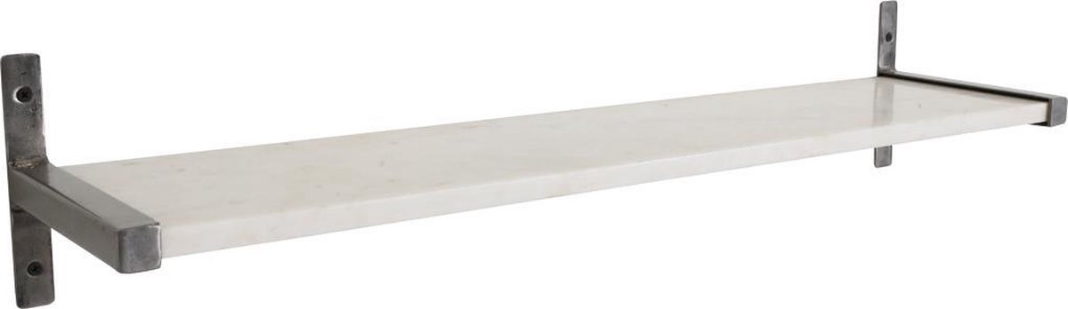 Raw Materials Wandplank Marmer en Metaal 80 cm
