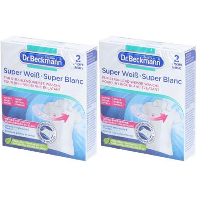 DR Beckmann Super Weiss - Waschmittel für strahlend weisse Wäsche x2 2x40 g Sonstige