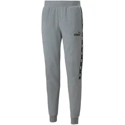 PUMA Ess+ Metallic Tape Jogginghose Herren medium gray heather M