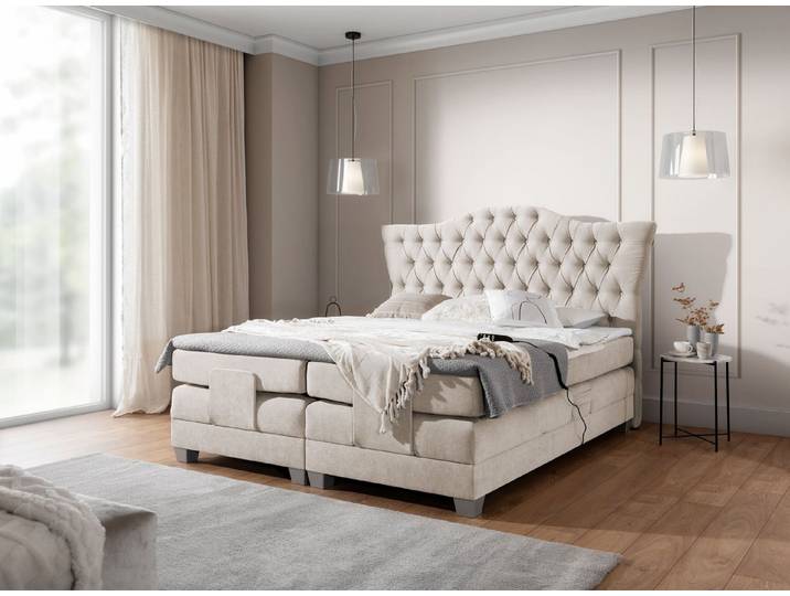 yourhouse24 Boxbett London Hotelbett Elektrisch Kontinentales Bett