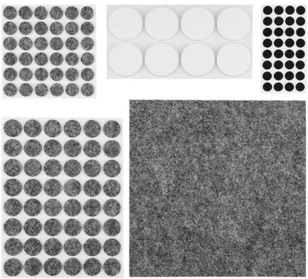 Zelfklevende EVA-vilt en foam pads Mix set - 125 stuks