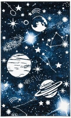 SAFAVIEH Carousel Kids Kyle Solar System Rug