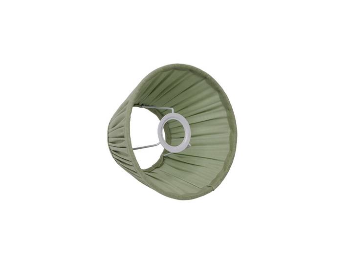 Abat-jour Ella, vert sauge, Ø 26 cm, lin - Watt & Veke - Design - Tissu / textile