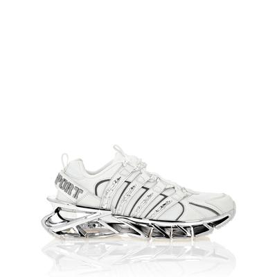 Sneaker PLEIN SPORT "Running-Sneaker", Damen, Gr. 41, Normalschaft, weiß (01, weiß), Schuhe Sneaker