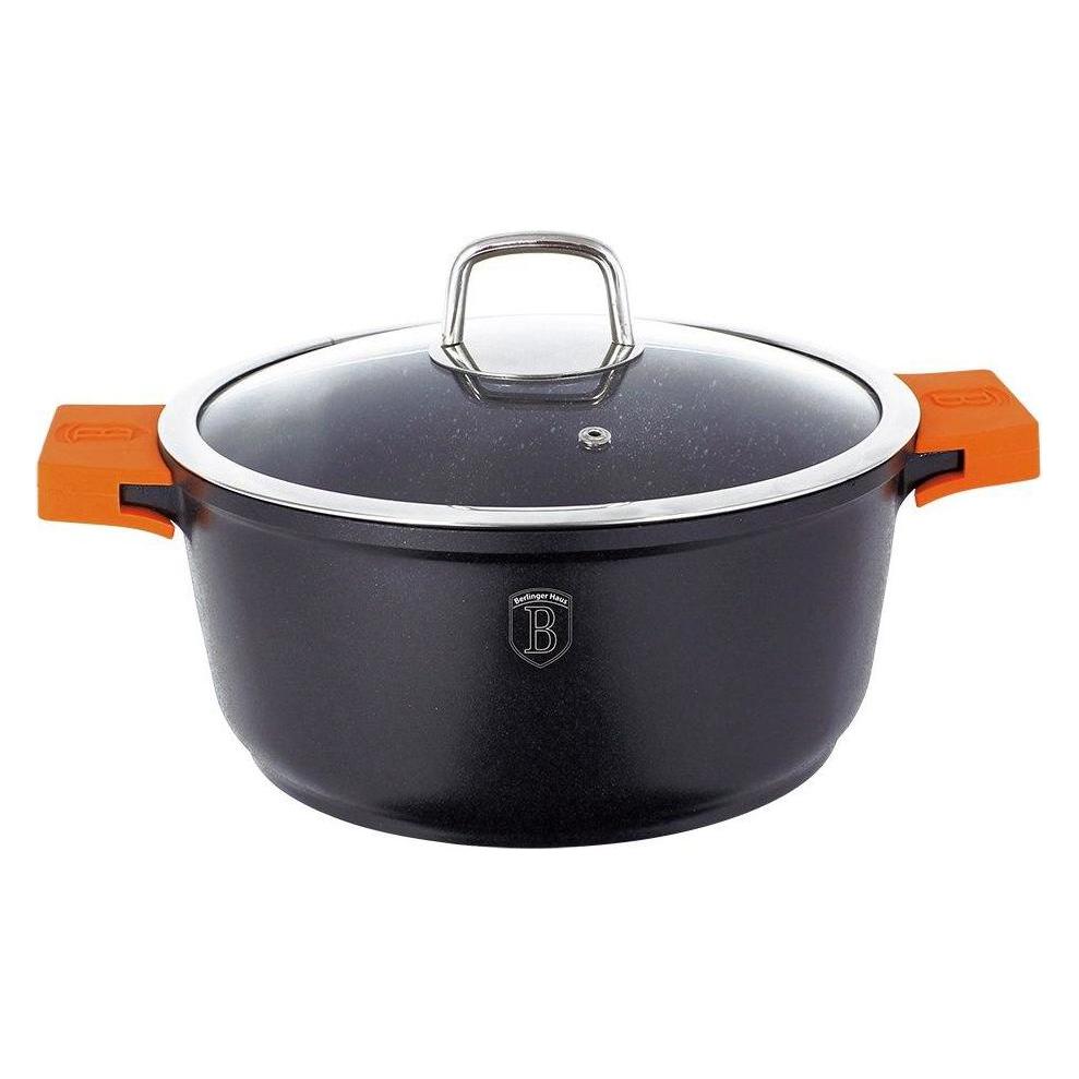 BerlingerHaus Pot GRANIT DIAMOND 20cm 2,4l BH-1094 (Kochtopf, Aluminium, 20 x 9 cm) (BH/1094N)