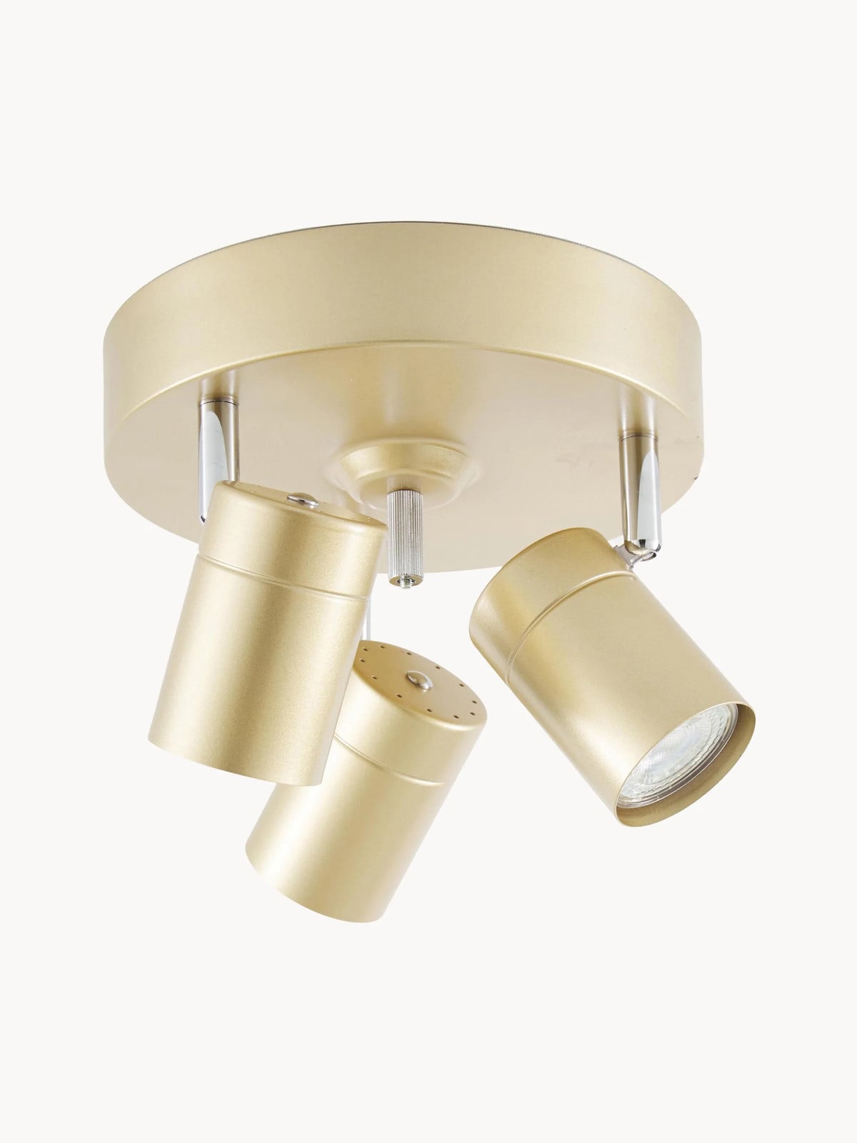 By Rydéns Correct 3 Plafondspot Goud/Messing - Verstelbare LED Plafondlamp van Metaal