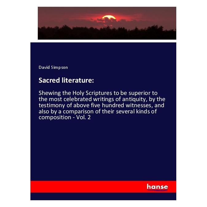 Hansebooks Sacred literature: (Englisch, Softcover, David Simpson) (56047654)