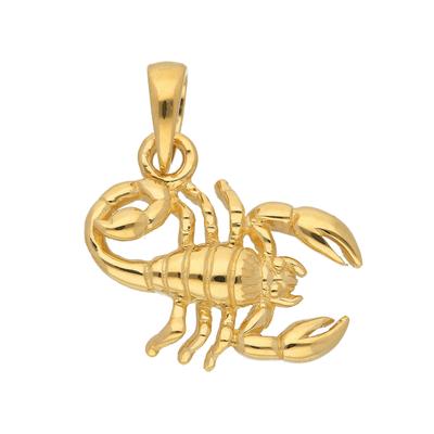 Kettenanhänger ADELIA´S "585 Gold Sternzeichen Anhänger Skorpion", gold, Schmuckanhänger, Damen, Skorpion, Gold, Kettenanhänger, Goldschmuck für Damen & Herren
