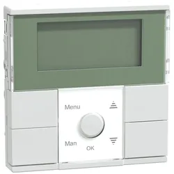 Merten MEG5754-0325 Zeitschaltuhr-Modul Standard, aktivweiß glänzend, System M MEG57540325