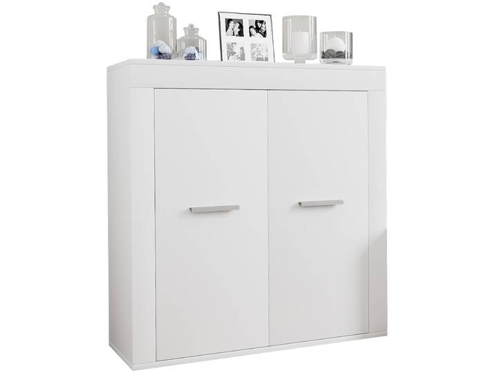 Kommode VCM Holz Kommode Sideboard Anrichte Usilo 2 Drehtüren , weiß, B:80cm T:35cm, Sideboards, Kommode