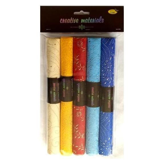 Protos Handgeschöpftes Dekopapier gm 140 25x35cm 5 Blatt (140 g/m², 5x) (54622194)