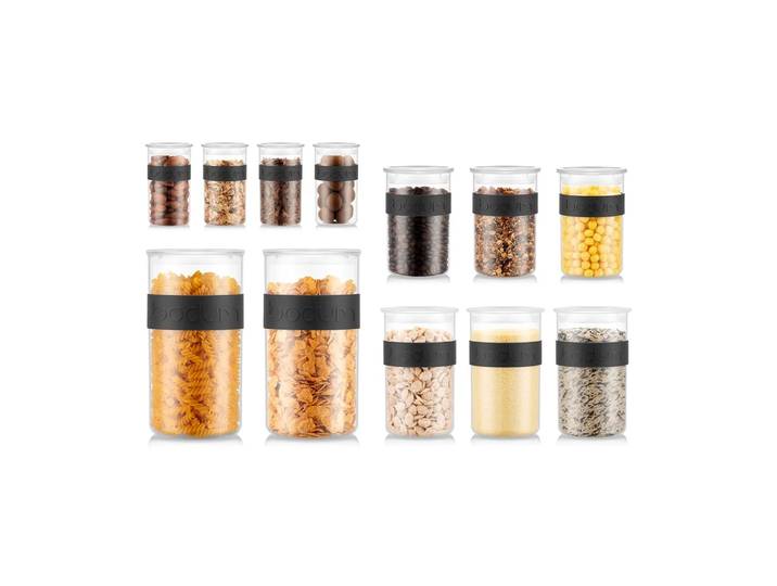 Bodum Bocal de rangement avec couvercle Presso 12 pièces Clair