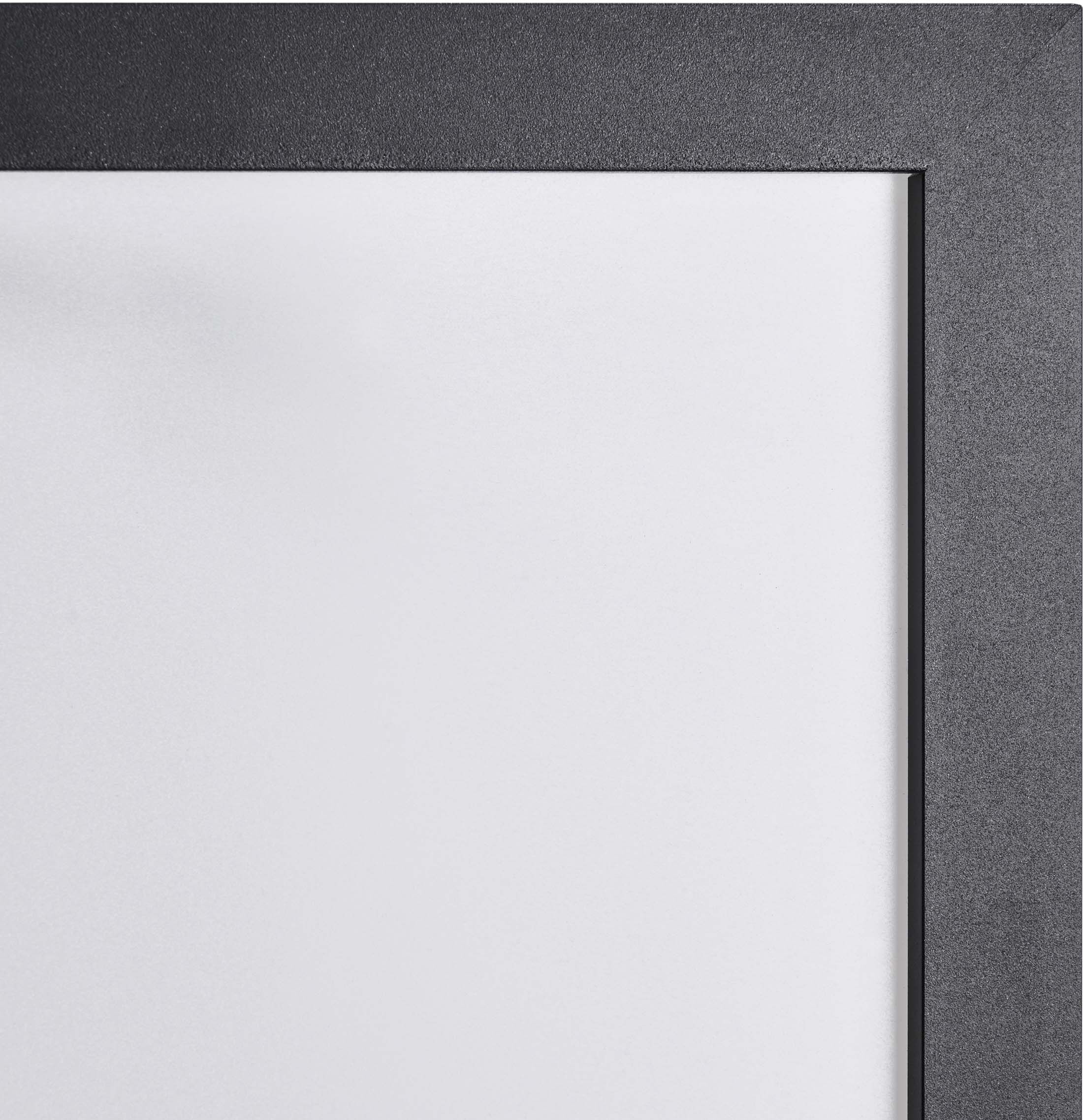 SPRINTIS 1 Cornice a scatto "BOLD" A4, 33 mm, nera, squadrata, alluminio, nero