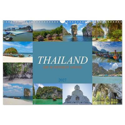 Thailand - Die Schönheit Asiens (Wandkalender 2027 DIN A3 quer), CALVENDO Monatskalender