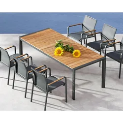 barths »Paros« Tisch schwarz 160x90 cm