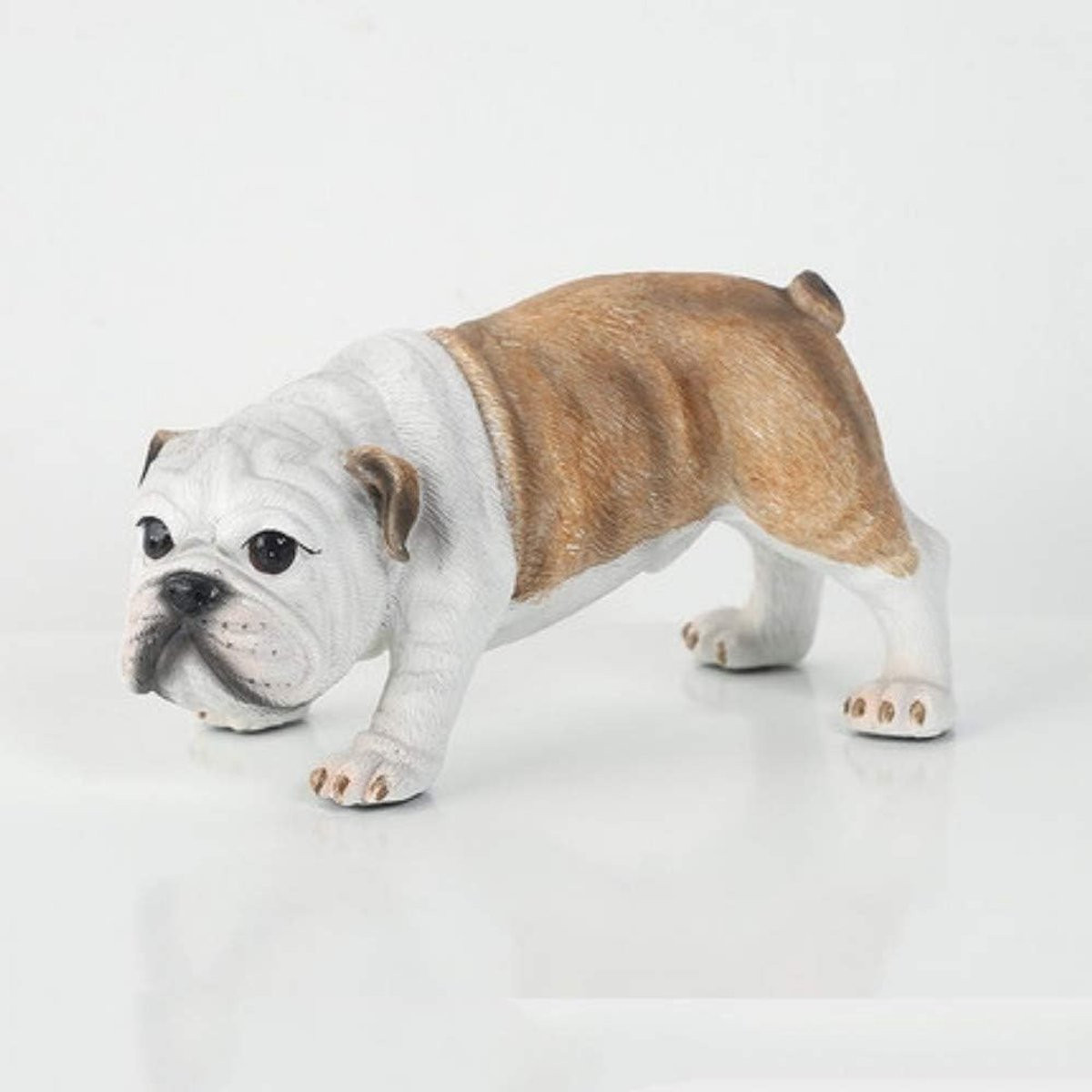 Geel Hond Beeldje van Resin voor een Moderne Decoratie in de Woonkamer
