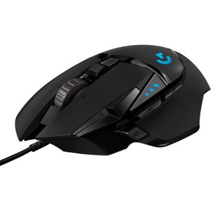 Logitech Maus G502 Hero, 910-005471, 11 Tasten, 16000 dpi, mit Kabel, schwarz