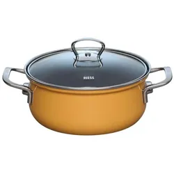 Riess Kasserolle m.Glasd. 16cm,1L, Pfanne + Kochtopf