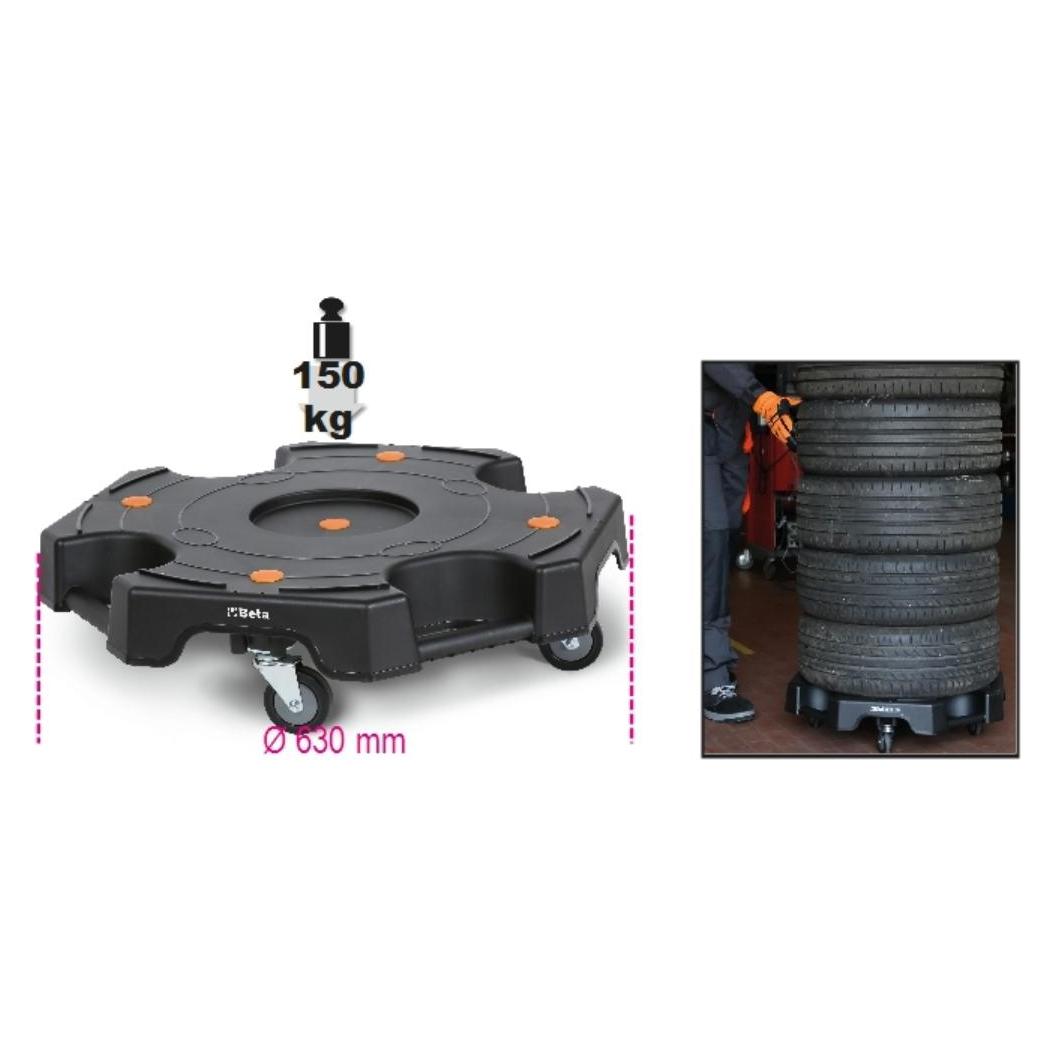 BETA 030360063 3036-Rad- und Reifentransporter 150 kg (150 kg) (58717719)