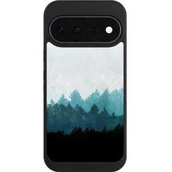 Nivocase Handyhülle für Google Pixel 11 Hülle NIVOpure Case Schwarz Abstrakt Baum Wald (Google Pixel 11), Smartphone Hülle, Schwarz